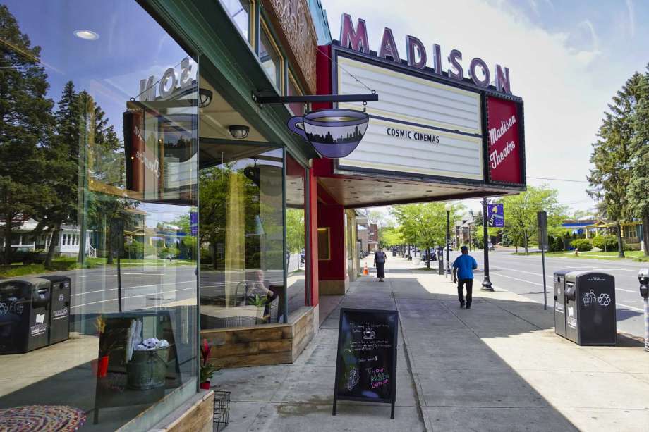 A view of the Madison Theater, with the Tierra Farm store seen next door to the theater, on Wednesday, May 22, 2019, in Albany, N.Y. (Paul Buckowski/Times Union) Photo: Paul Buckowski, Albany Times Union / (Paul Buckowski/Times Union)